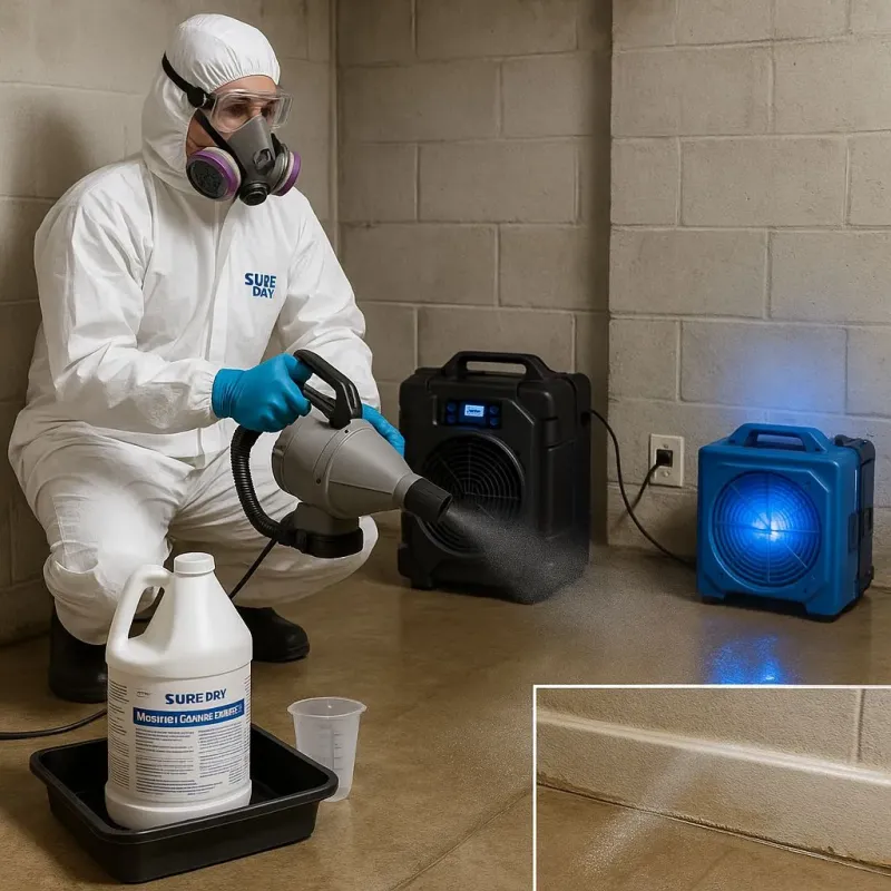 Sanitization and Odor Removal process in Barrington, NH