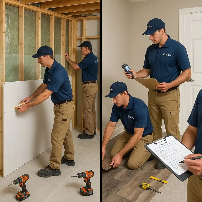 Repairs and Reconstruction process in Barrington, NH