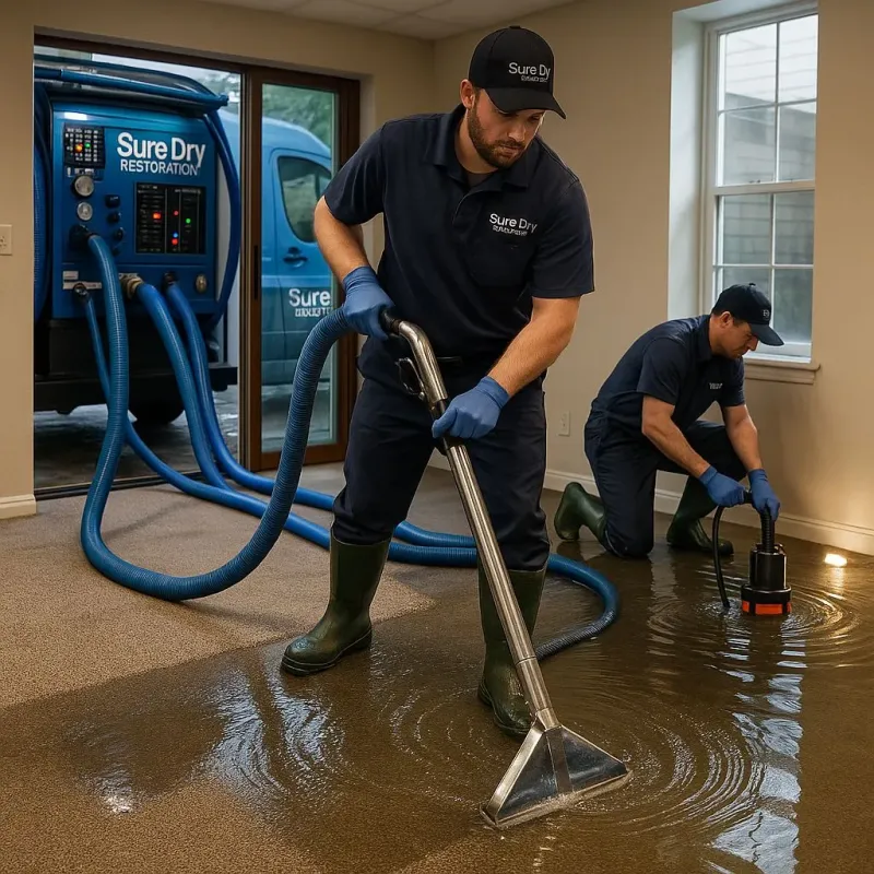Water Extraction and Removal process in Barrington, NH